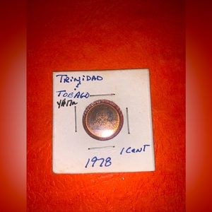1978 1 Cent Trinidad and Tobago Coin